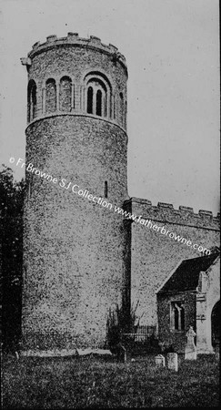 CHURCH WITH ROUND TOWER